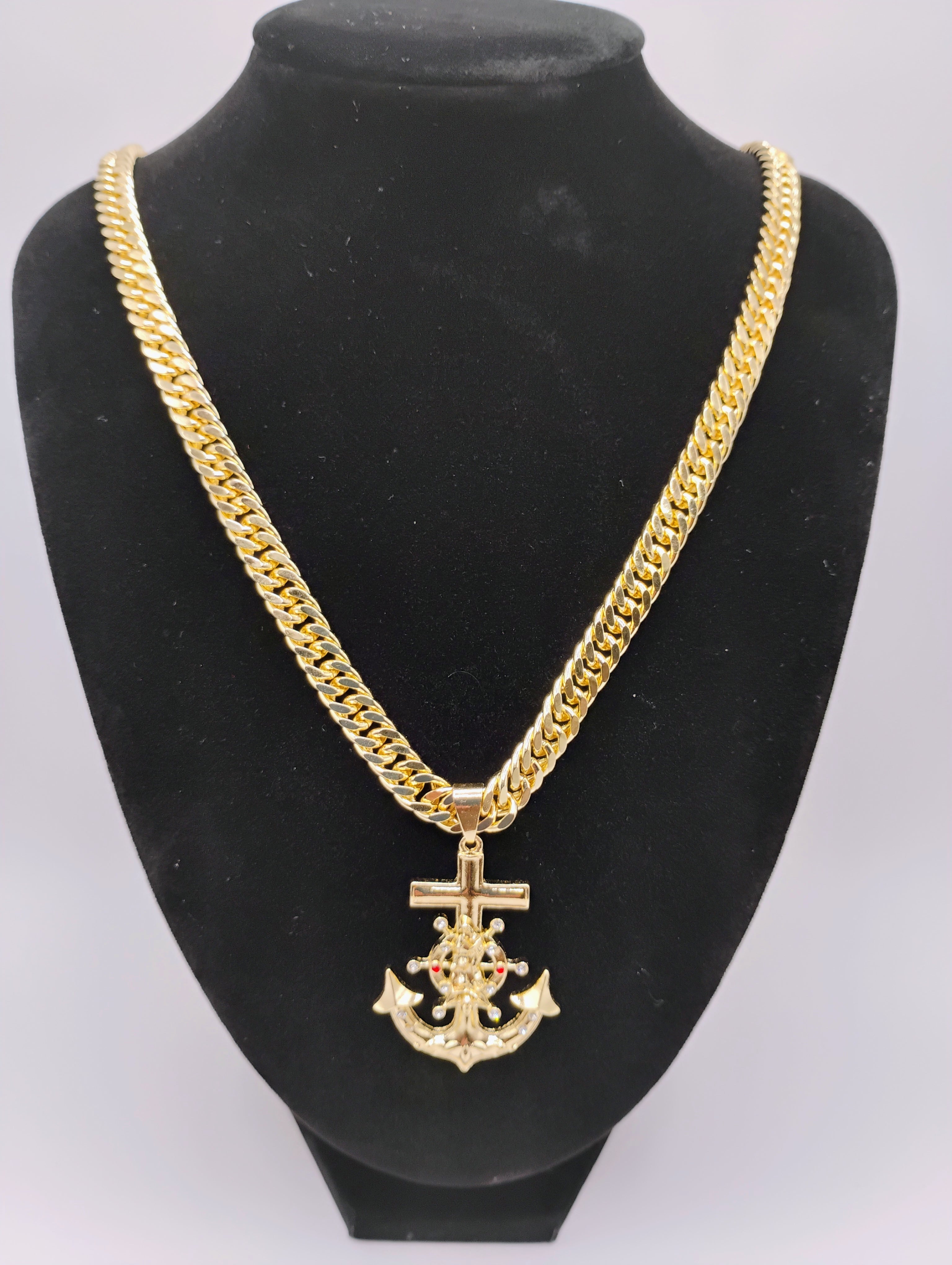 Joyas enchapada en oro de 14k